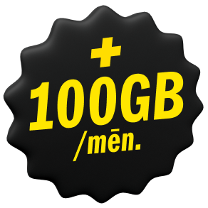 100 GB dāvanā